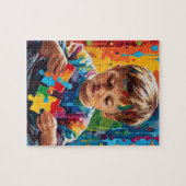 Autisme bewustzijn legpuzzel (Horizontaal)