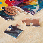 Autisme bewustzijn legpuzzel (Zijkant)