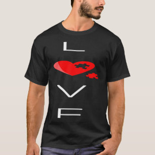 Autisme Bewustzijn Liefde Steun Voor Mannen en Voo T-shirt