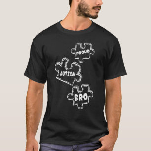 Autisme Bewustzijn Maand Autisme Broer Trots Autis T-shirt