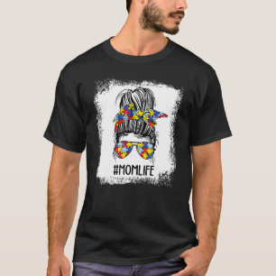 Autisme Bewustzijn Maand Autisme Moeder Leven Vrou T-shirt