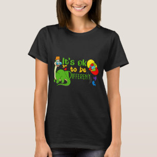 Autisme Bewustzijn Maand Het Is Ok Om Verschillend T-shirt