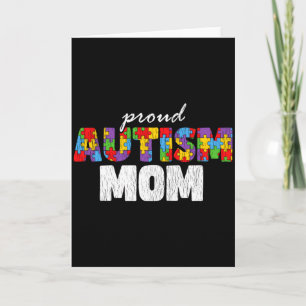 Autisme Bewustzijn Moeder Trots Autistische Zoon D Kaart