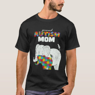 Autisme Bewustzijn Moeder Trots Autistische Zoon D T-shirt