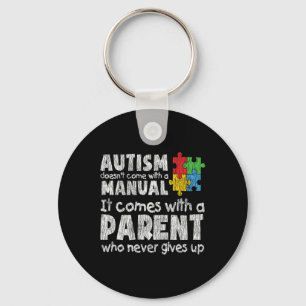 Autisme Bewustzijn Moeder Vader Ouders Autistische Sleutelhanger