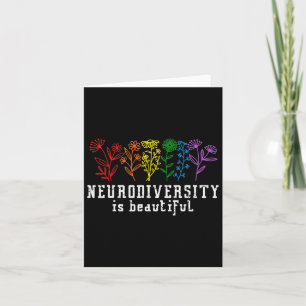 Autisme Bewustzijn Neurodiversiteit is prachtig AD Kaart