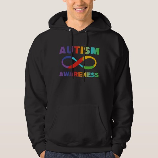 Autisme-bewustzijn om anders Leo te zijn Hoodie (Voorkant)