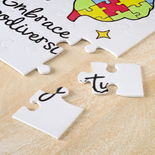 Autisme bewustzijn omarmen diversiteit neuro-inclu legpuzzel