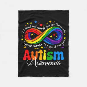 Autisme bewustzijn oneindigheidssymbool accepteren fleece deken