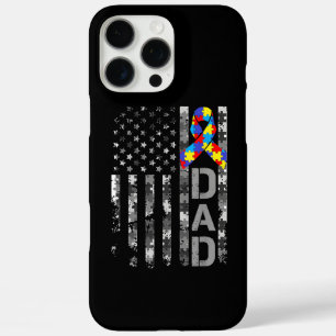 Autisme Bewustzijn Papa Vlag Vaders Dag iPhone 16 Pro Max Hoesje