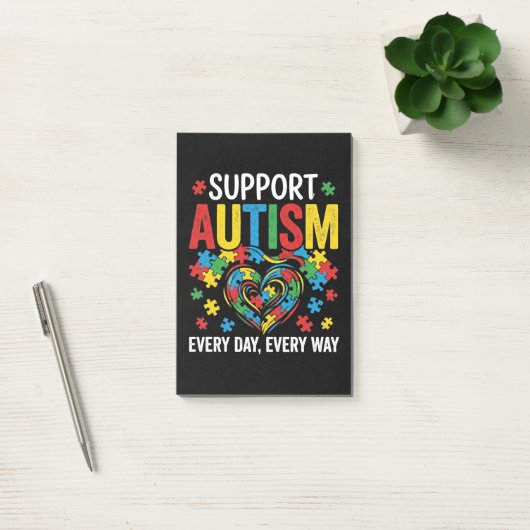 Autisme bewustzijn post-it® notes (Kantoor)