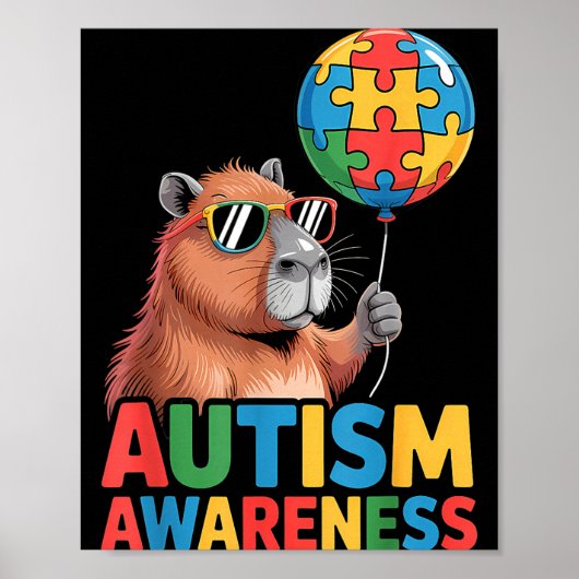Autisme bewustzijn poster (Voorkant)