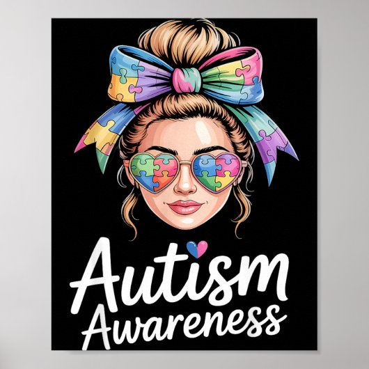 Autisme bewustzijn poster (Voorkant)