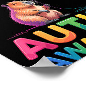 Autisme bewustzijn poster (Hoek)