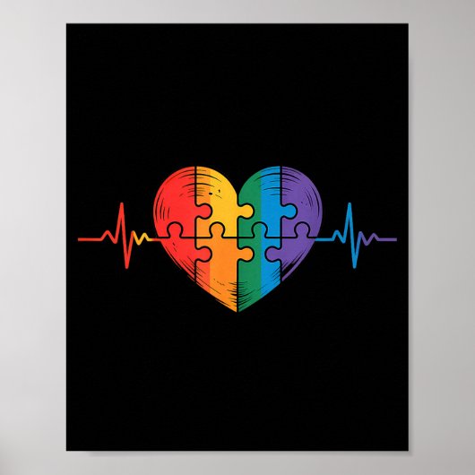 Autisme bewustzijn poster (Voorkant)