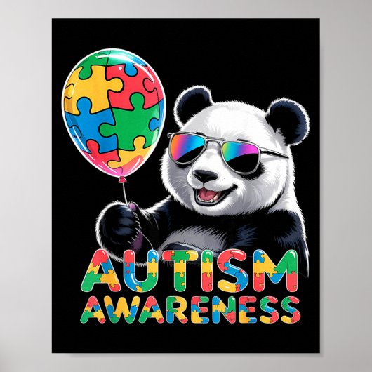 Autisme bewustzijn poster (Voorkant)