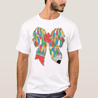 Autisme Bewustzijn Potlood Bow T-shirt