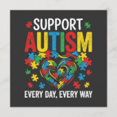 Autisme bewustzijn programma (Voorkant)