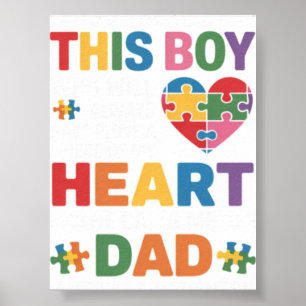 Autisme Bewustzijn Puzzel Autistisch Autisme Motiv Poster