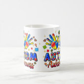 Autisme Bewustzijn Puzzel Handen Mok (Center)