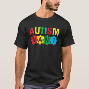 Autisme bewustzijn puzzel lint trots autisme Nani T-shirt