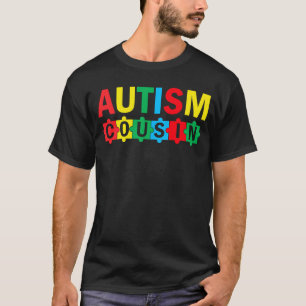 Autisme bewustzijn puzzel lint Trots autisme neef T-shirt