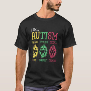 Autisme Bewustzijn Puzzel Periodiek Systeem Elemen T-shirt