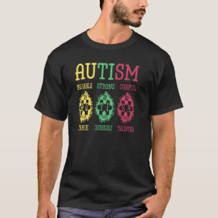 Autisme Bewustzijn Puzzel Periodiek Systeem Elemen T-shirt