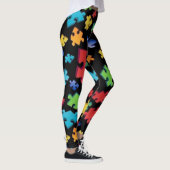 Autisme bewustzijn Puzzelstukjes Leggings (Rechts)