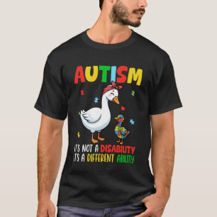 Autisme Bewustzijn Puzzle Mother Goose Verschillen T-shirt