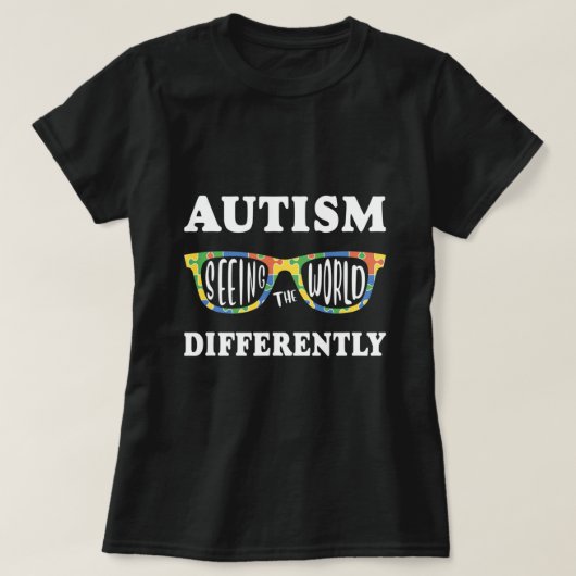 Autisme bewustzijn Puzzle Piece Autistic T-shirt (Design voorkant)