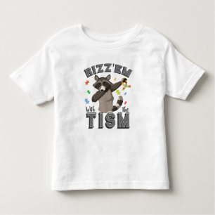 Autisme Bewustzijn Rizz'em met The Tism Opposum Kinder Shirts