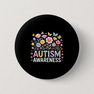 Autisme bewustzijn ronde button 5,7 cm