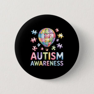 Autisme bewustzijn ronde button 5,7 cm