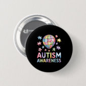 Autisme bewustzijn ronde button 5,7 cm (Voorkant /achterkant)