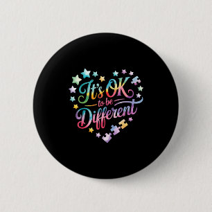 Autisme bewustzijn ronde button 5,7 cm