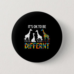 Autisme bewustzijn ronde button 5,7 cm