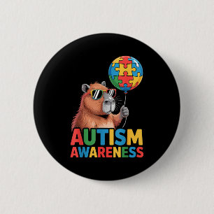 Autisme bewustzijn ronde button 5,7 cm