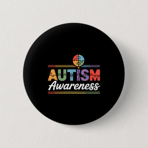 Autisme bewustzijn ronde button 5,7 cm