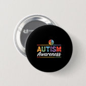 Autisme bewustzijn ronde button 5,7 cm (Voorkant /achterkant)