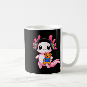 Autisme bewustzijn schattige axolotl dier  koffiemok