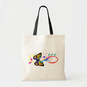 Autisme Bewustzijn Schattigee Vlinder & Infinity t Tote Bag