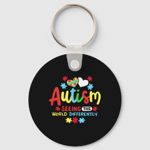 Autisme bewustzijn sleutelhanger