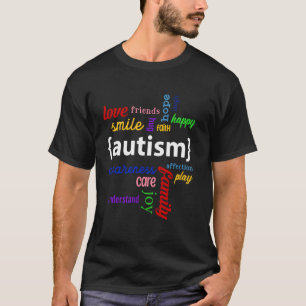 Autisme Bewustzijn Smile Liefde Familie Vreugde St T-shirt