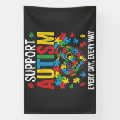 Autisme bewustzijn spandoek (Verticaal)