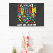 Autisme bewustzijn spandoek (Insitu)