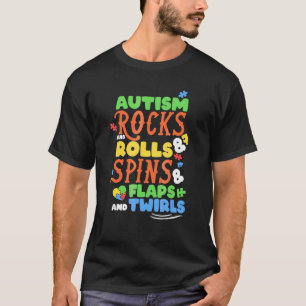 Autisme bewustzijn steun autisme kinderen voor moe t-shirt