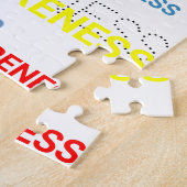 Autisme Bewustzijn stippen Puzzel Legpuzzel (Zijkant)