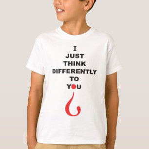 Autisme-bewustzijn T-Shirt I DENK ALLEMAAL VERSCHI