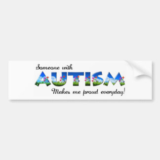Autisme bewustzijn trots bumpersticker